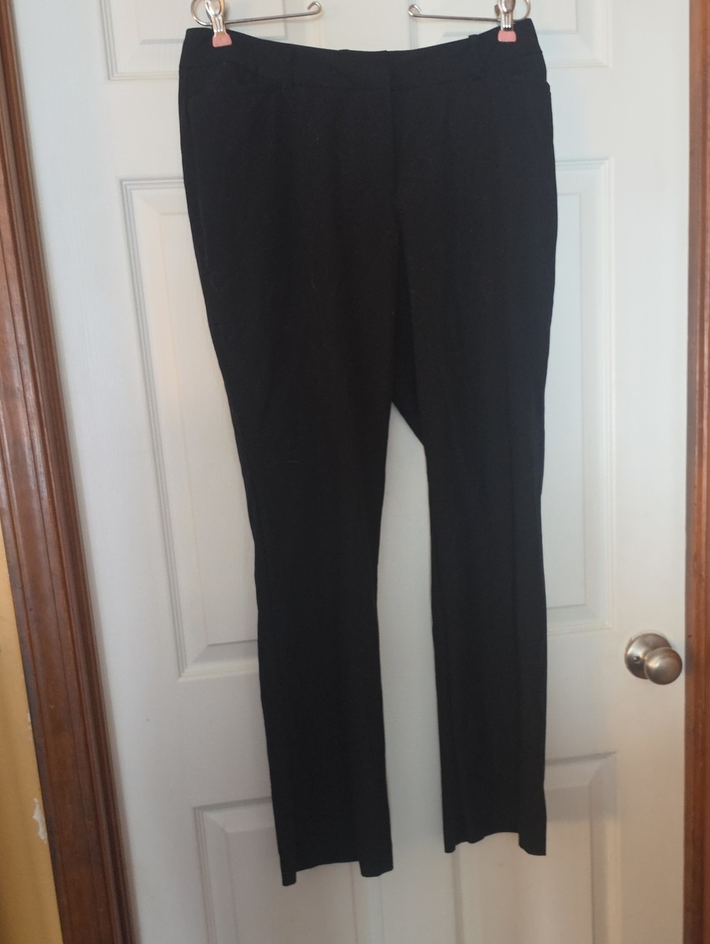 Worthington Black Straight-Leg Women's Dress Pants